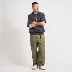 [A VONTADE] JUNGLE FATIGUE EASY PANTS _ OLIVE