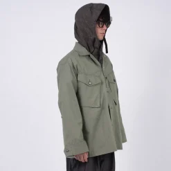 [AÏE] PU657 PRS SHIRT _ A-OLIVE