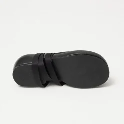 [AMOMENTO] SHIRRING HEELS _ BLACK