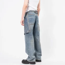[ANDERSSON BELL] EMBROIDERY WRAP JEANS _ BLUE