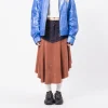 [ANDERSSON BELL] INDIGO FAUX SUEDE FAIRY SKIRT _ BROWN
