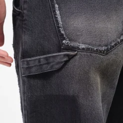 [ANDERSSON BELL] RODEO CARPENTER WIDE JEANS _ BLACK