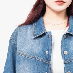 [ANDERSSON BELL] RODEO MOTORCYCLE DENIM JACKET _ BLUE
