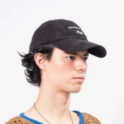 [ANDERSSON BELL] UNISEX DOUBLE PATCH CAP _ BLACK