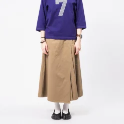 [BEAMS BOY] G.CHINO WRAP SKIRT _ BEIGE