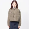 [BEAMS BOY] G.CO SHORT C/ALL _ OLIVE