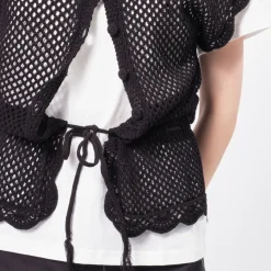 [BEAMS BOY] G.7G FISHNET VST _ BLACK