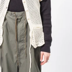 [BEAMS BOY] G.7G FISHNET VST _ IVORY