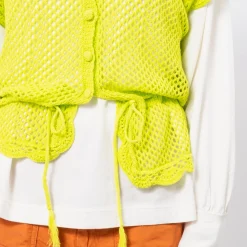 [BEAMS BOY] G.7G FISHNET VST _ LIME