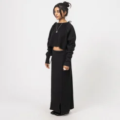 [BEAMS BOY] G.MIL KNIT SKIRT _ BLACK