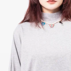 [BEAMS BOY] G.MOC/N GATHER LS _ GREY