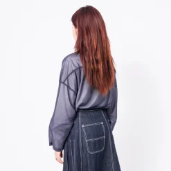 [BEAMS BOY] G.SHEER FOOT/BLS _ NAVY