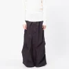 [BEAMS BOY] O.ARMY HIGH-WAIST PANTS ARRANGEMENT DRESS _ BLACK