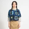 [BEAMS BOY] O.BOYQUILT/P B/F _ NAVY
