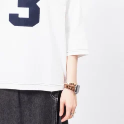 [BEAMS BOY] O.KNIT F/B3/4 _ WHITE