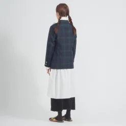 [BEAMS BOY] POLYESTER WOOL 3 BUTTON BLAZER _ BLACK WATCH