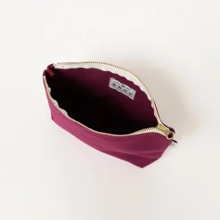 [BEAMS JAPAN x KURASHIKI HANPU] POUCH _ PURPLE