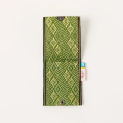 [BEAMS JAPAN X TAKADA ORIMONO] BESPOKE TATAMI EDGE CARD & COIN WALLET