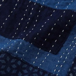 [BLUE BLUE JAPAN] WOVEN INDIGO HAND STITCHWORK PLACE MAT _ INDIGO