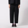 [CFCL] CF008KF104 MILAN RIB CURVED PANTS _ BLACK
