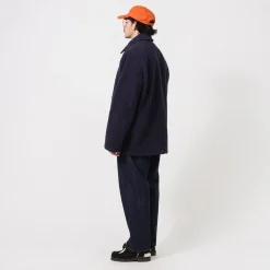 [DRAKE'S] CASENTINO SHORT DUFFLE COAT _ NAVY