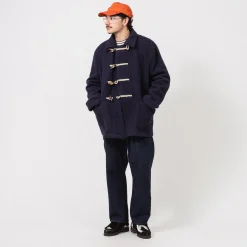 [DRAKE'S] CASENTINO SHORT DUFFLE COAT _ NAVY