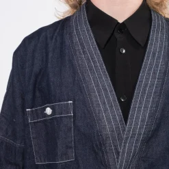[FDMTL] SH12R DENIM HAORI SHIRT RINSE _ INDIGO