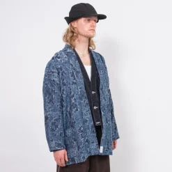 [FDMTL] TP16H BORO HAORI JACKET _ INDIGO