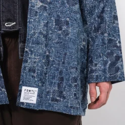 [FDMTL] TP16H BORO HAORI JACKET _ INDIGO