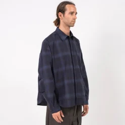 [GOOPiMADE] “GSR-01” 2-LAYER OVERSIZED SHIRT LIGHT _ BATHYAL