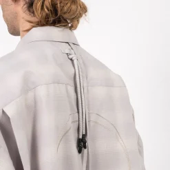 [GOOPiMADE] “GSR-01” 2-LAYER OVERSIZED SHIRT LIGHT _ ASH