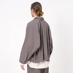 [GOOPiMADE x AES] “G.A.T-01J” SYNCHRONIZE UTILITY KIMONO JACKET _ GREY
