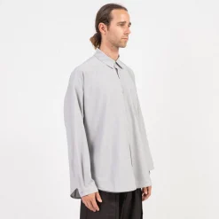 [GOOPiMADE x AES] “G.A.T-01S” D-LAYER RECONSTRUCT SHIRT _ L.GREY