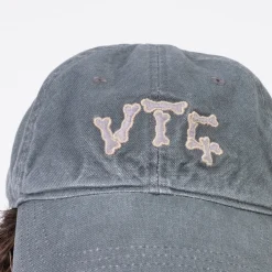[HATCHINGROOM] BONE VTG CAP _ WASHED GRAPHITE