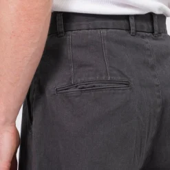 [HATCHINGROOM] DEEP PLEATS TROUSERS _ CHARCOAL