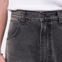 [HATCHINGROOM] FLARE BUTTON JEANS _ BLACK