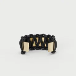 [HENDER SCHEME] KNITTED BANGLE M _ BLACK