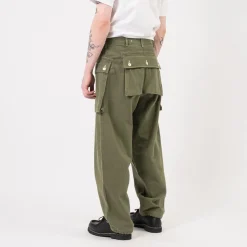 [HERILL] HL DENIM M44 TROUSERS _ OLIVE DRAB