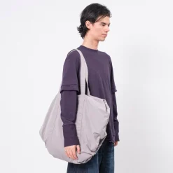 [999HUMANITY] AV RIBSTOP TOTE BAG _ WASHED GREY