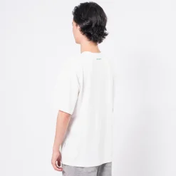 [999HUMANITY] EVD LOGO HALF T-SHIRTS _ OFF WHITE