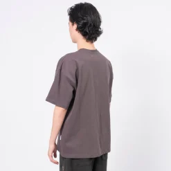 [999HUMANITY] EVD LOGO HALF T-SHIRTS _ CHARCOAL