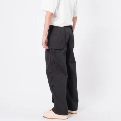 [999HUMANITY] NYLON EASY PANTS _ BLACK