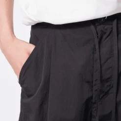 [999HUMANITY] NYLON EASY PANTS _ BLACK