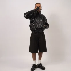 [J.L-A.L] BOOLEAN JACKET _ SHUNGITE BLACK