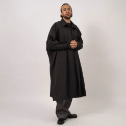 [J.L-A.L] EMULATE COAT _ SHUNGITE BLACK