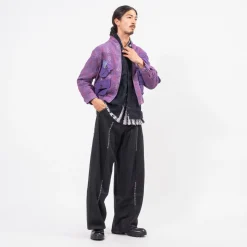 [KARTIK RESEARCH] SS25-17 BOMBER JACKET _ PURPLE