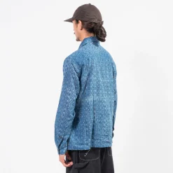 [KARTIK RESEARCH] SS25-38 BOX SHIRT _ BLUE/INDIGO