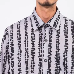[KARTIK RESEARCH] SS25-39 BOX SHIRT _ SLATE/BLACK