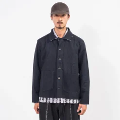 [KARTIK RESEARCH] SS25-01 CROPPED JACKET REVERSIBLE _ ECRU