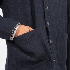[KARTIK RESEARCH] SS25-01 CROPPED JACKET REVERSIBLE _ ECRU